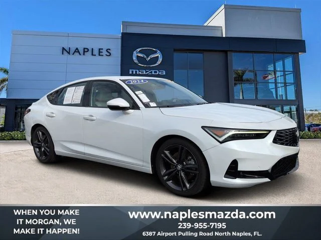 Used 2024 White Acura A-Spec Tech Package image 1