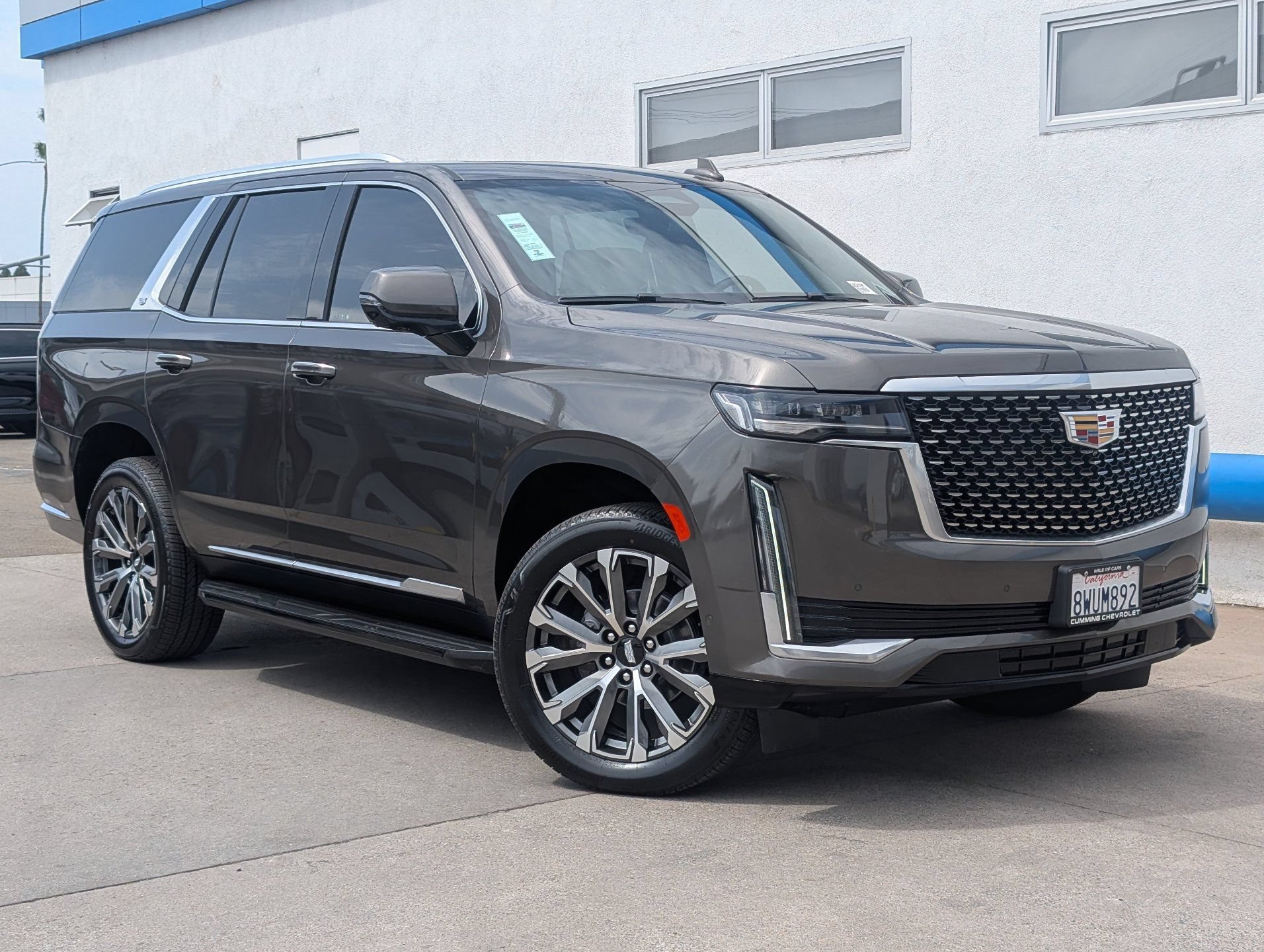 Used 2021 DARK MOCHA METALLIC Cadillac Premium Luxury image 2