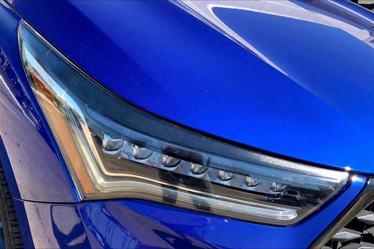 Used 2021 Apex Blue Pearl Acura w/A-Spec Package image 28