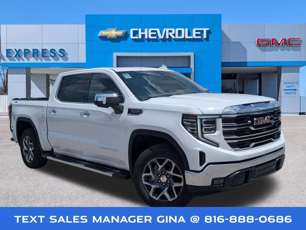 New 2026 Summit White GMC SLT image 1
