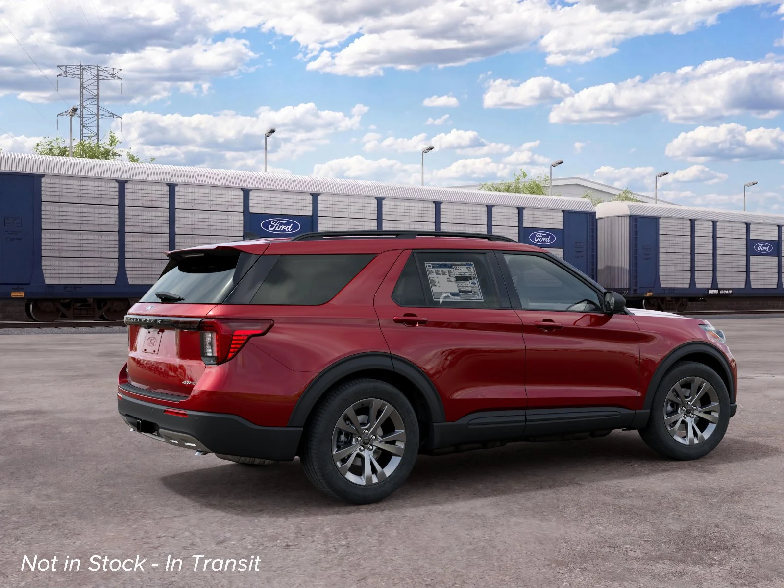 New 2027 Ruby Red Metallic Tinted Clearcoat Ford Active image 6