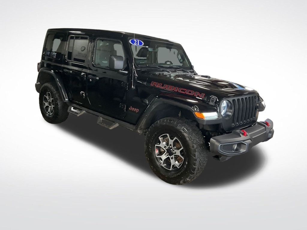 Used 2021 Black Jeep Unlimited Rubicon image 8