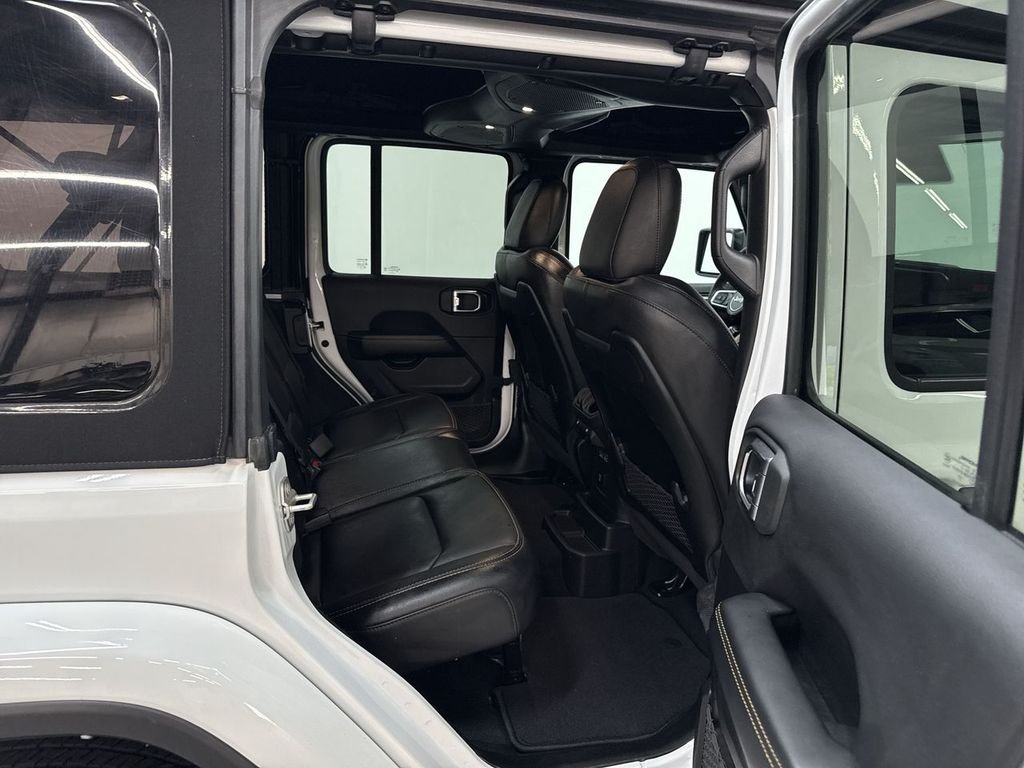Used 2024 Bright White Clearcoat Jeep Sahara image 18