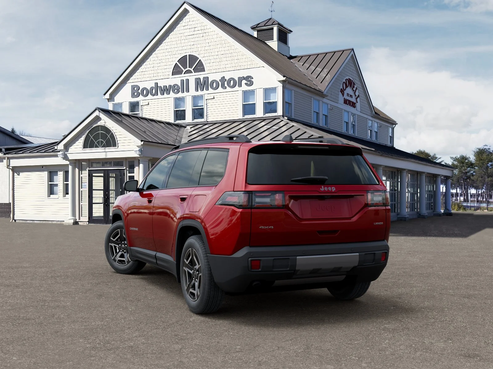 New 2026 Red Hot Pearl-Coat Exterior Paint Jeep Laredo 4x4 image 29