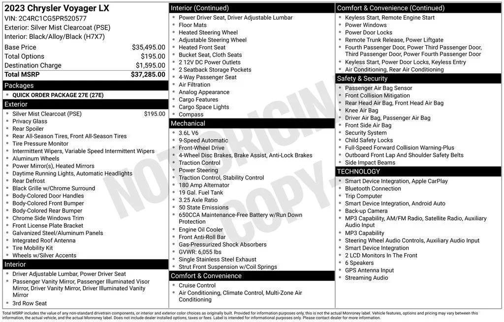 Used 2023 Silver Chrysler LX image 4