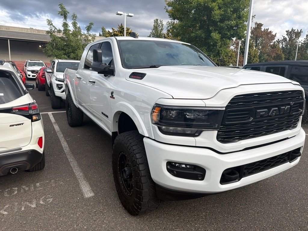 Used 2022 Bright White Clearcoat Ram Limited image 1