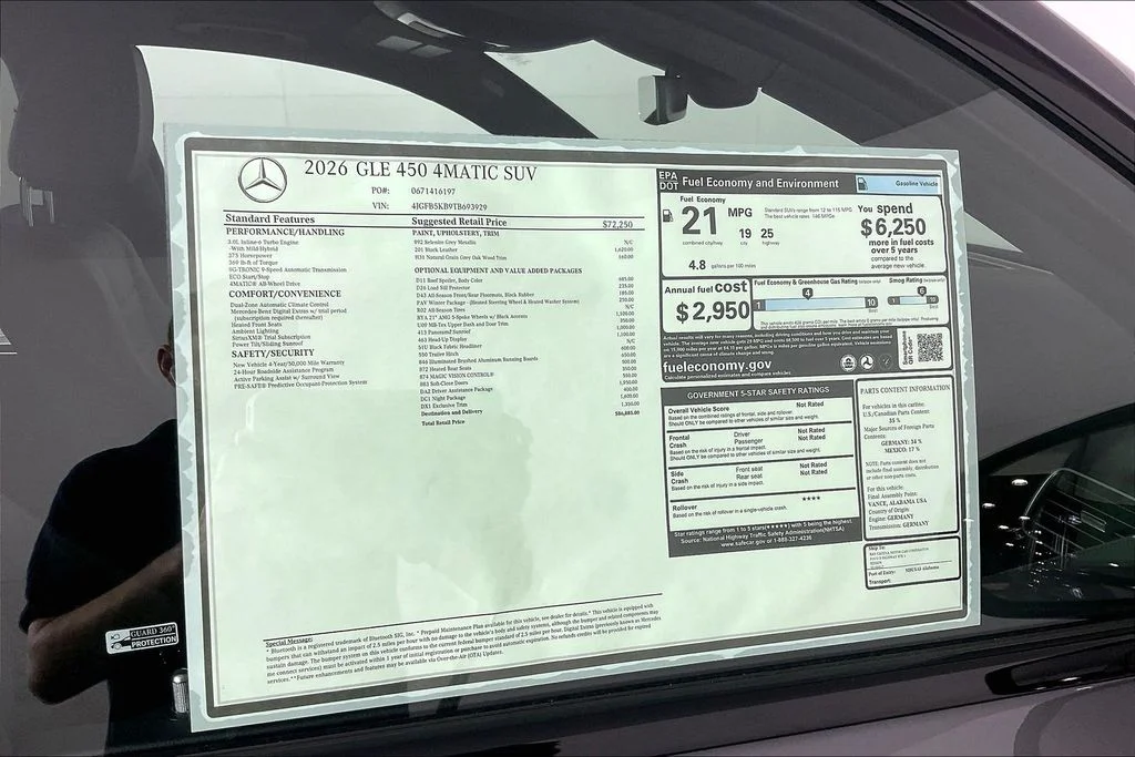 New 2026 Gray Mercedes-Benz GLE 450 image 13