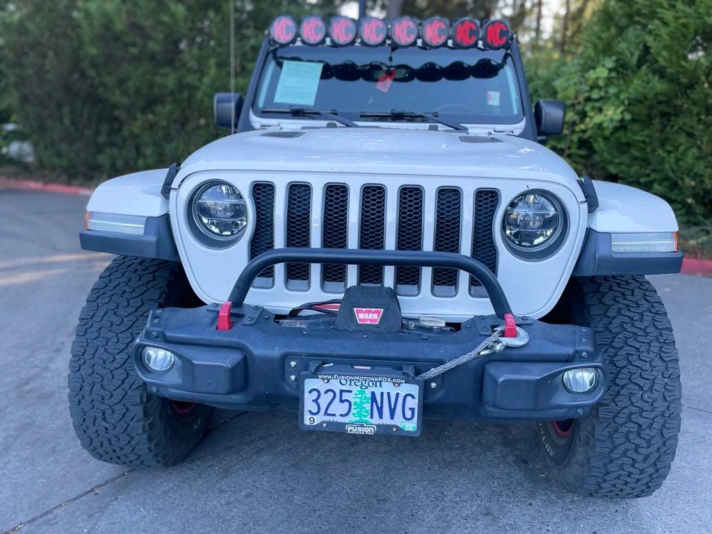 Used 2018 Bright White Clearcoat Jeep Unlimited Rubicon image 8