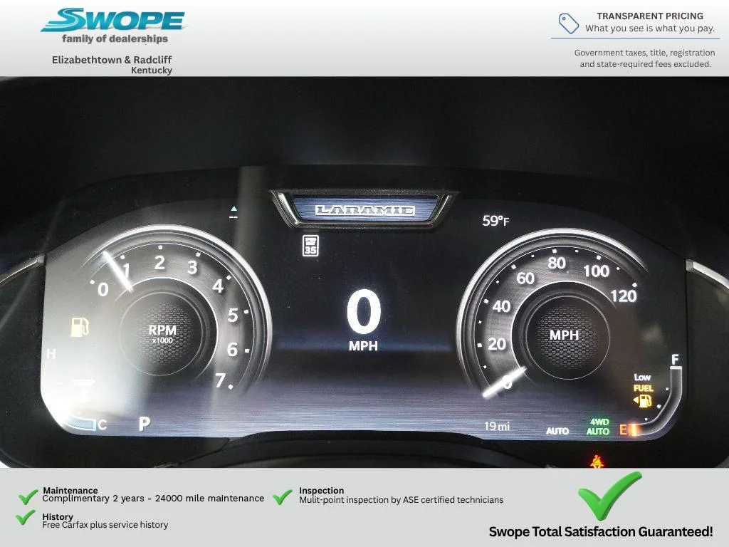 New 2026 Diamond Black Crystal Pearl-Coat Exterior Paint RAM Laramie image 17