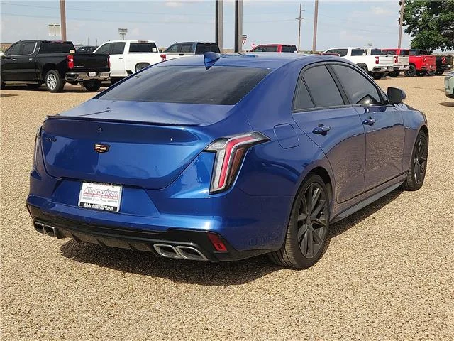 Used 2020 Wave Metallic Cadillac V-Series Rear-wheel Drive image 4