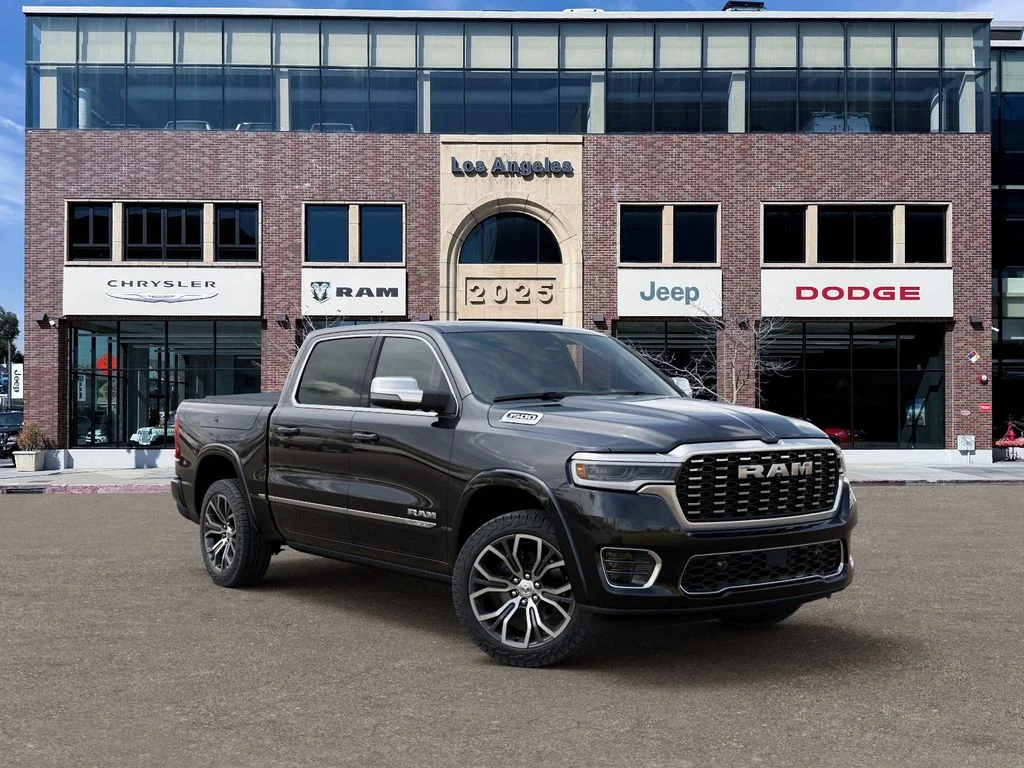 New 2026 Diamond Black Crystal Pearl-Coat Exterior Paint RAM Tungsten image 5