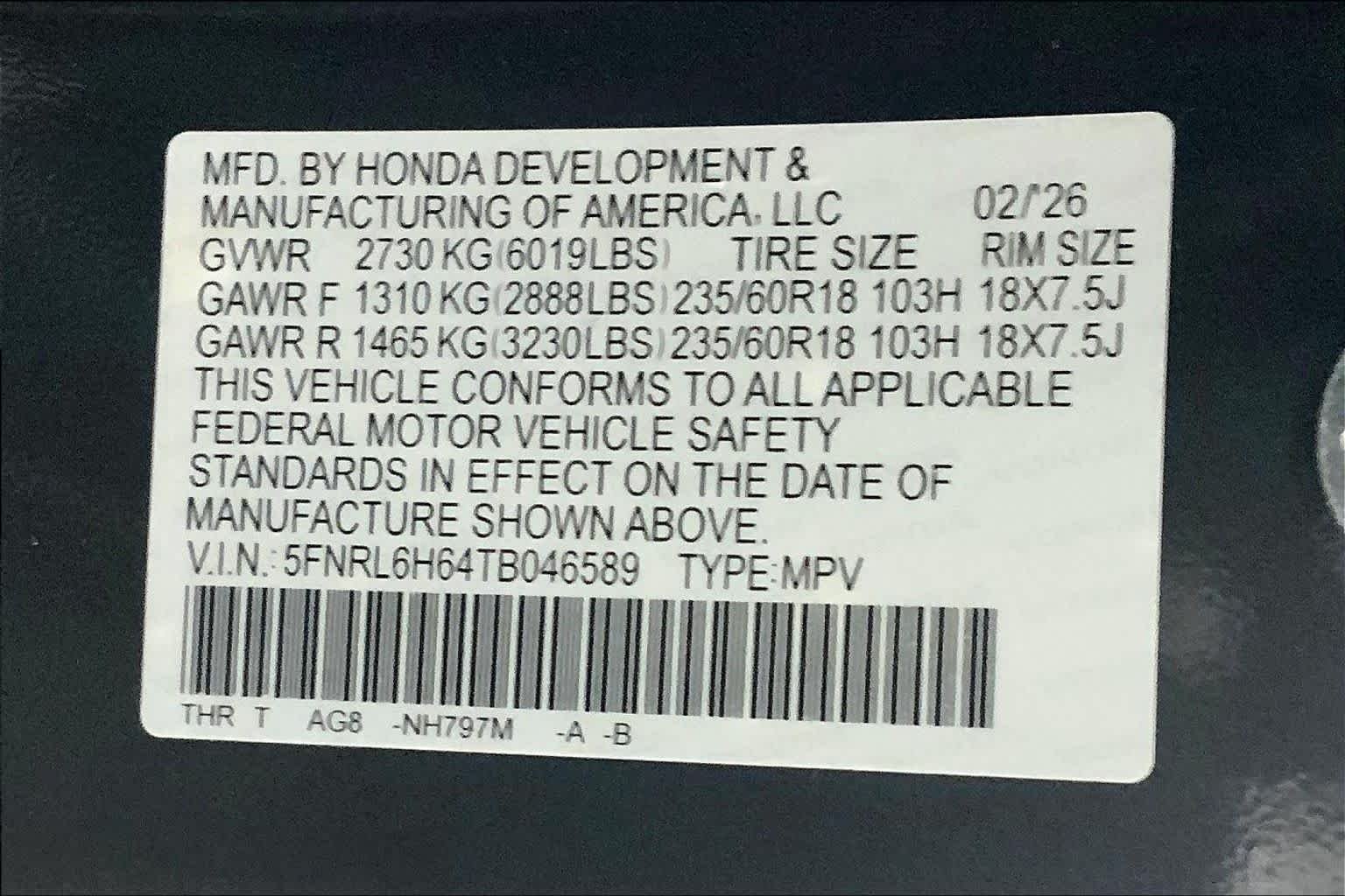 Used 2026 Modern Steel Metallic Honda EX-L image 31