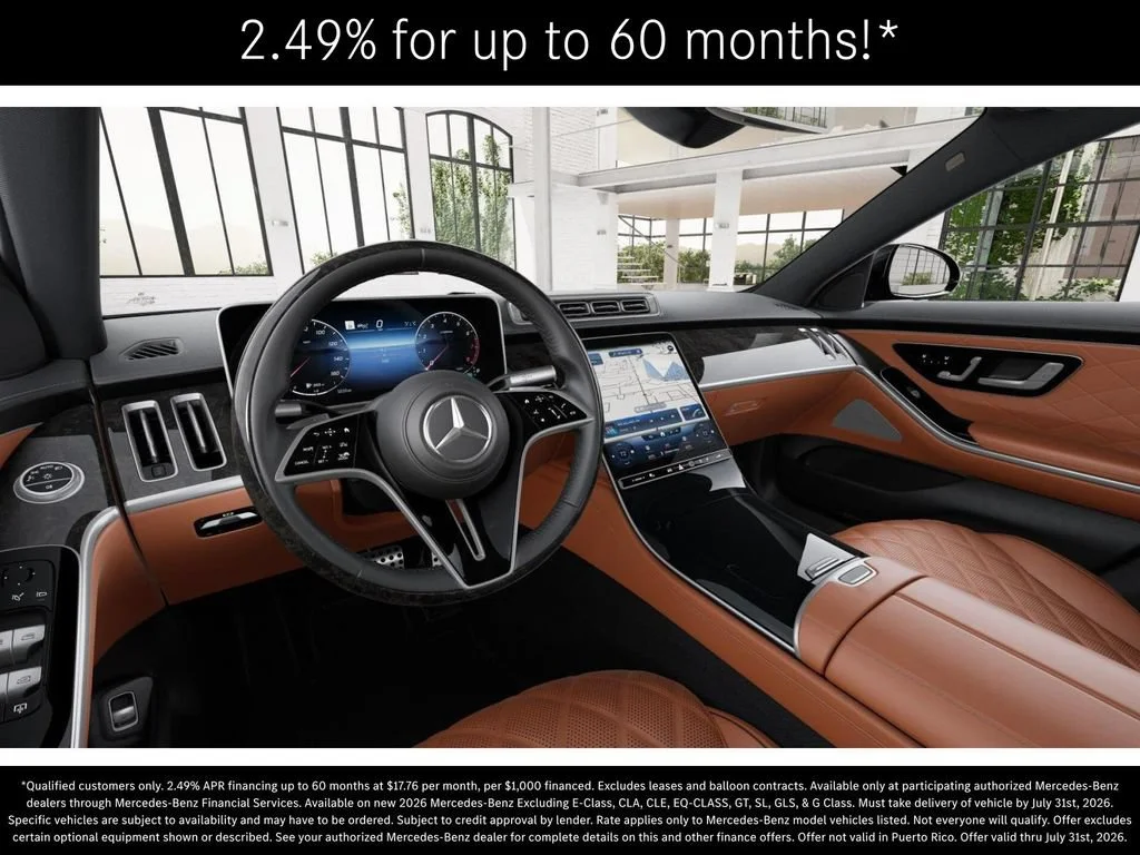 New 2026 Obsidian Black Metallic Mercedes-Benz S 580 image 45