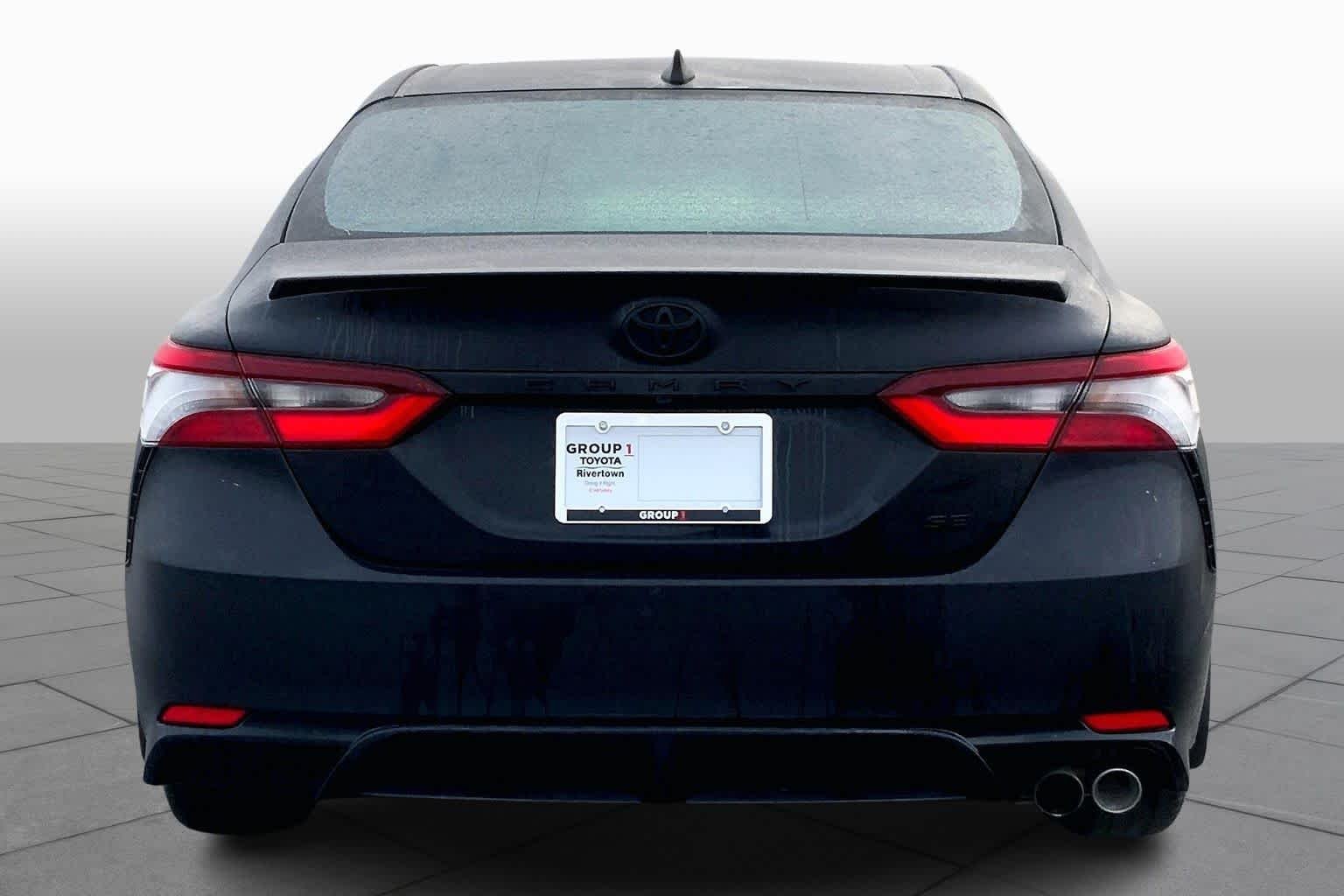 Used 2023 Midnight Black Metallic Toyota SE Nightshade image 4
