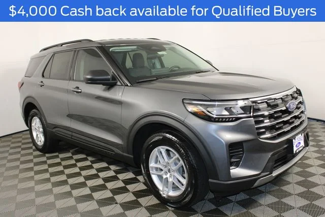 New 2026 Carbonized Gray Metallic Ford Active image 2
