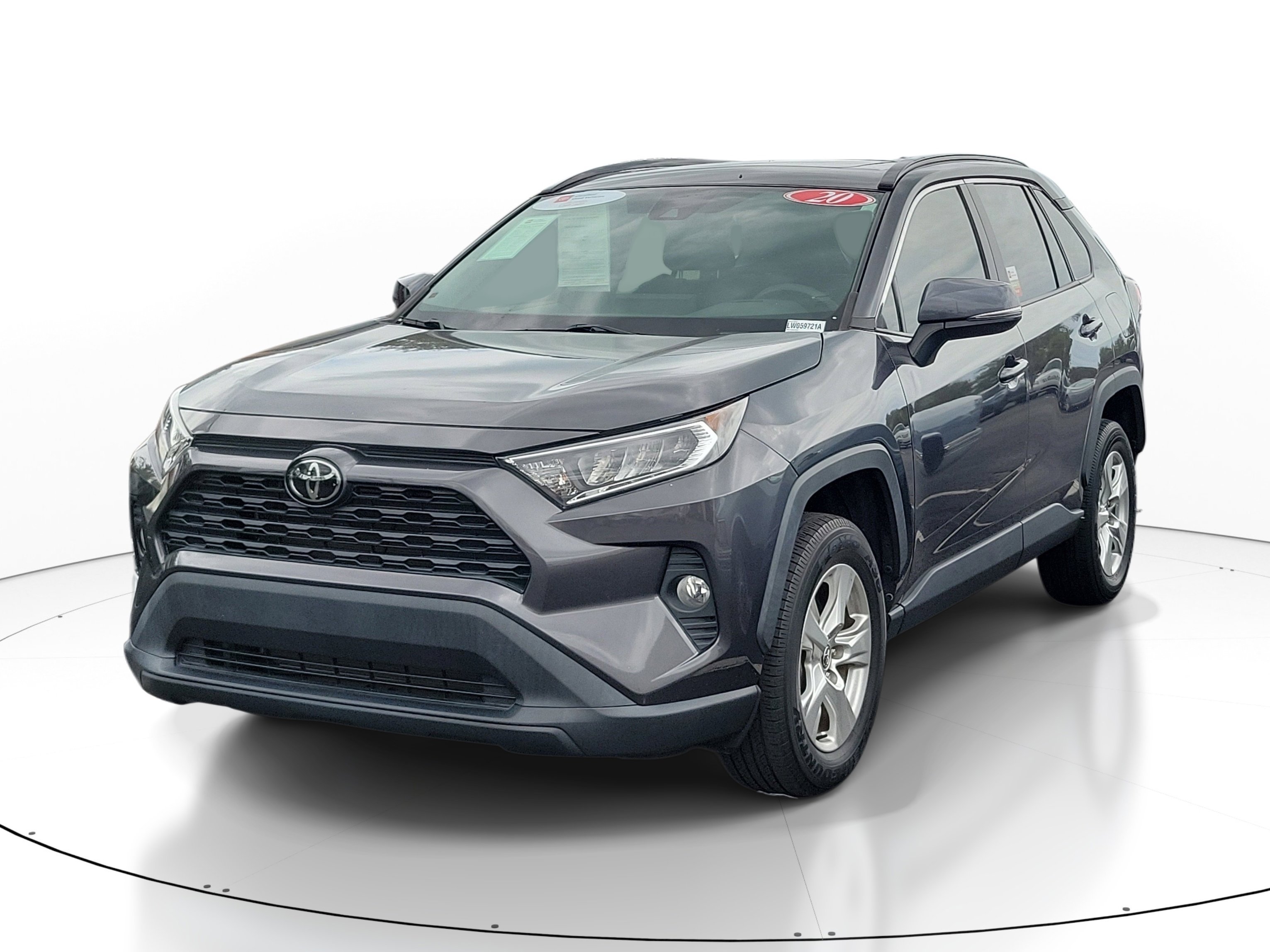 Used 2020 Magnetic Gray Metallic Toyota XLE image 3