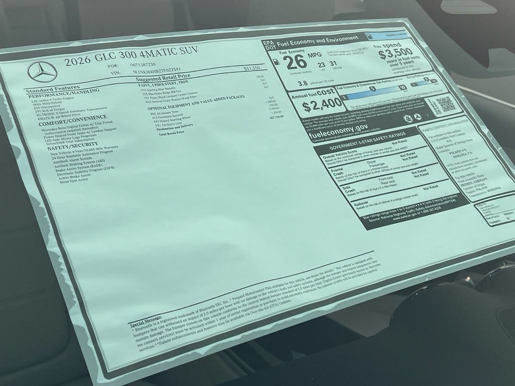 New 2026 Starling Blue Metallic Mercedes-Benz GLC 300 image 72