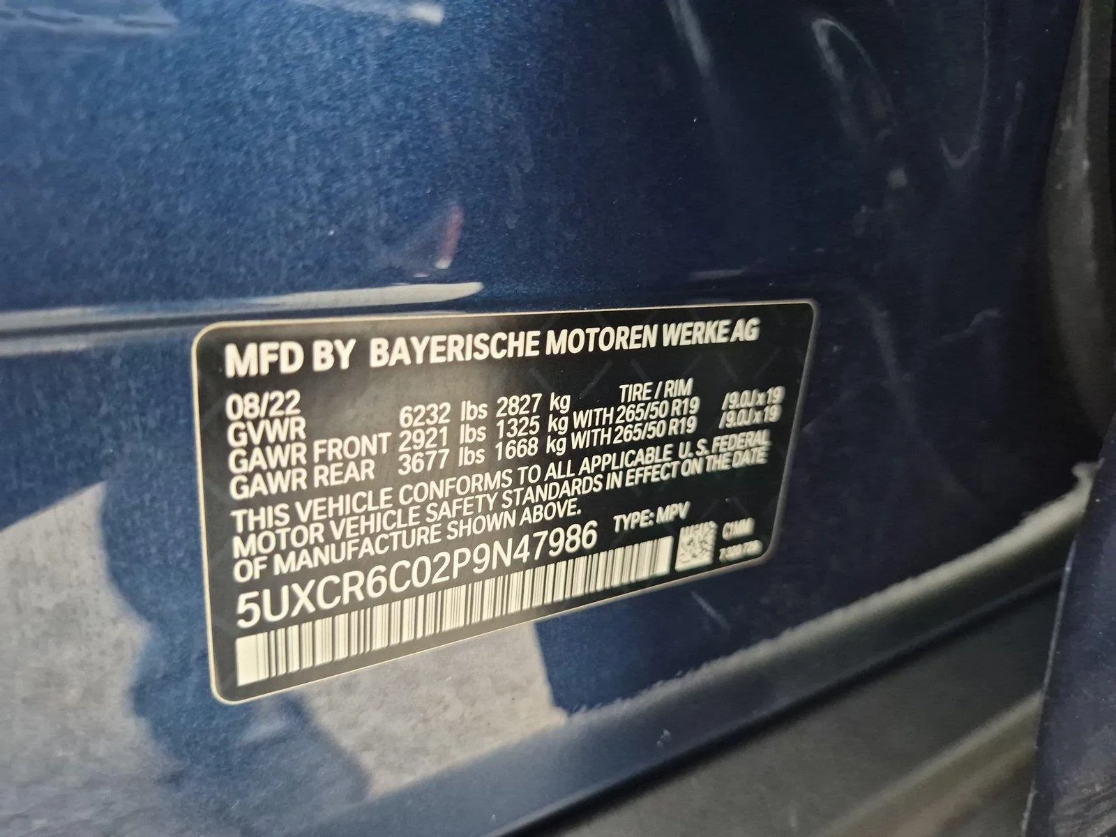 Used 2023 BLUE BMW  image 38