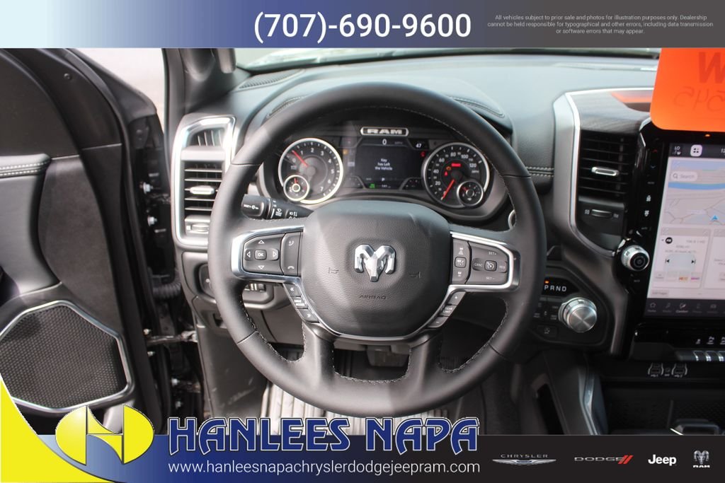 New 2026 Diamond Black Crystal Pearl-Coat Exterior Paint RAM Laramie image 16