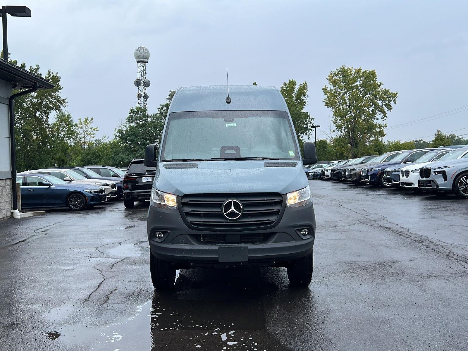 New 2026 Blue Gray Mercedes-Benz Cargo Van 144” High Roof 4cyl AWD image 3