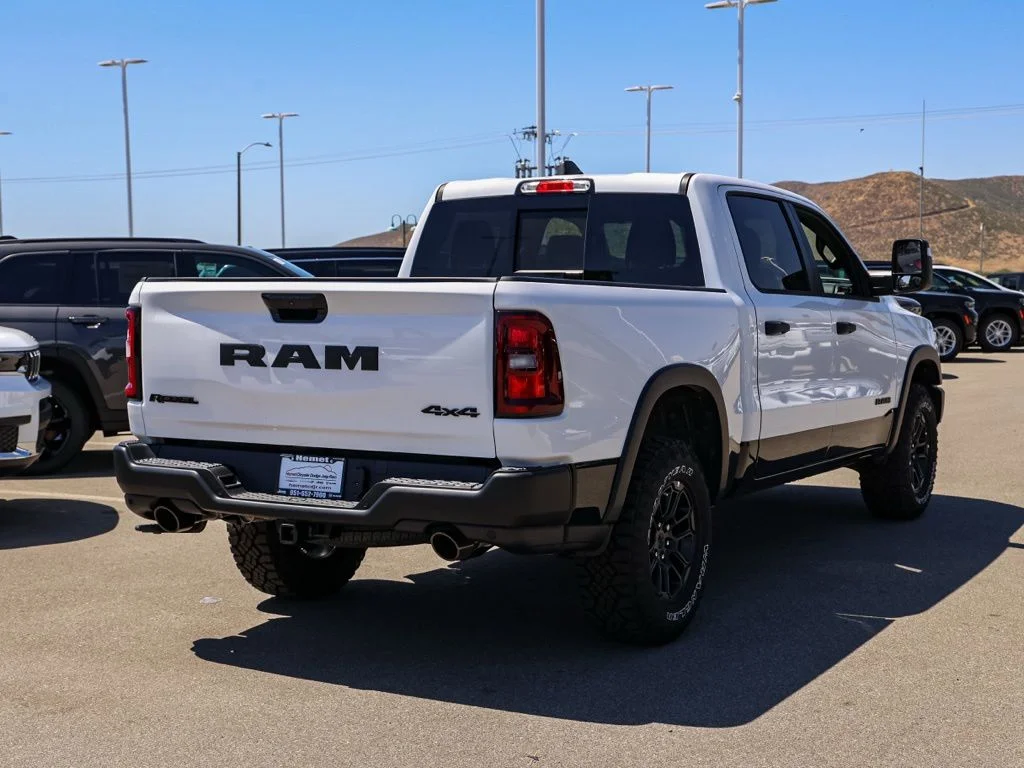 New 2026 Bright White Clear-Coat Exterior Paint RAM Rebel image 33