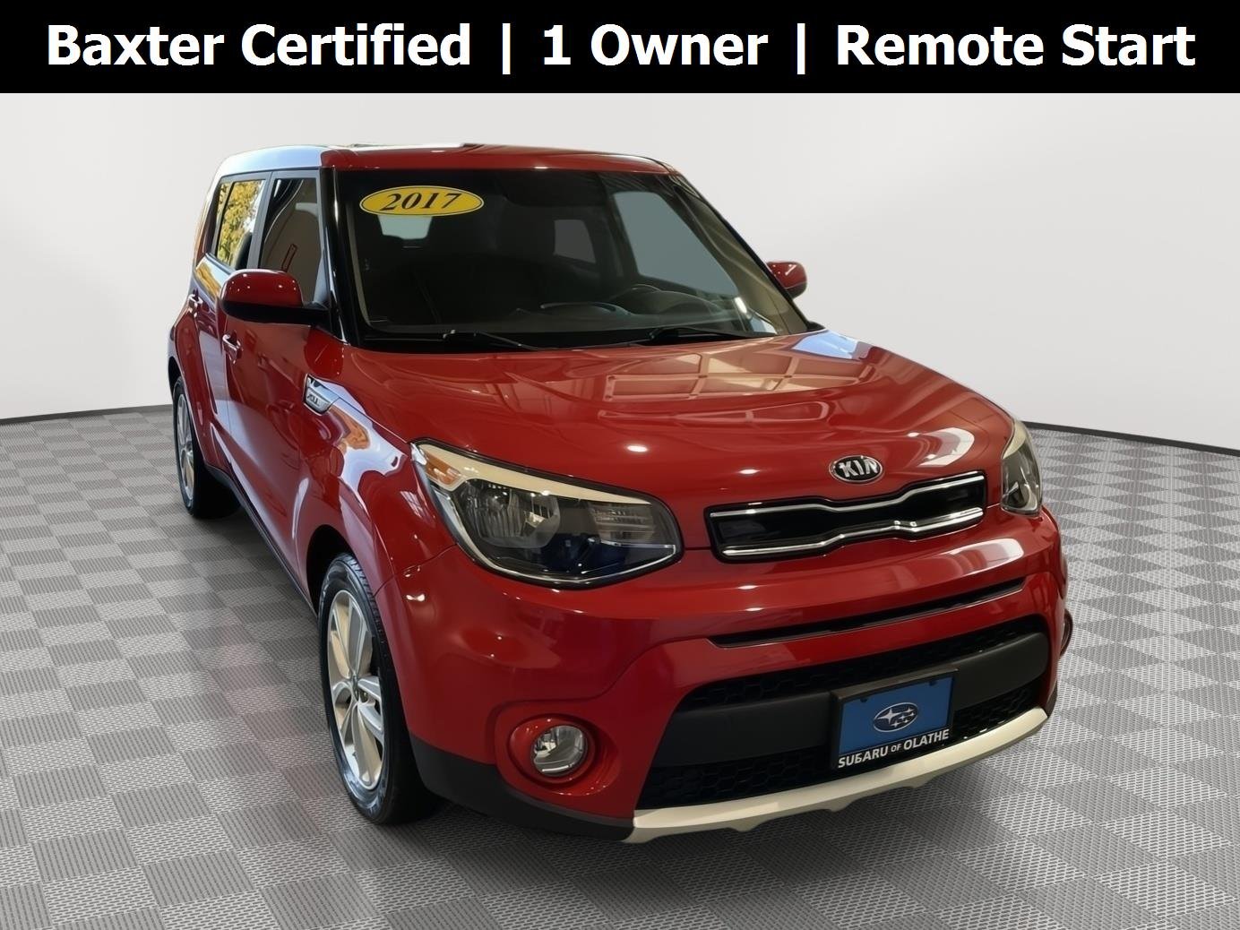 Used 2017 Inferno Red Kia + image 1