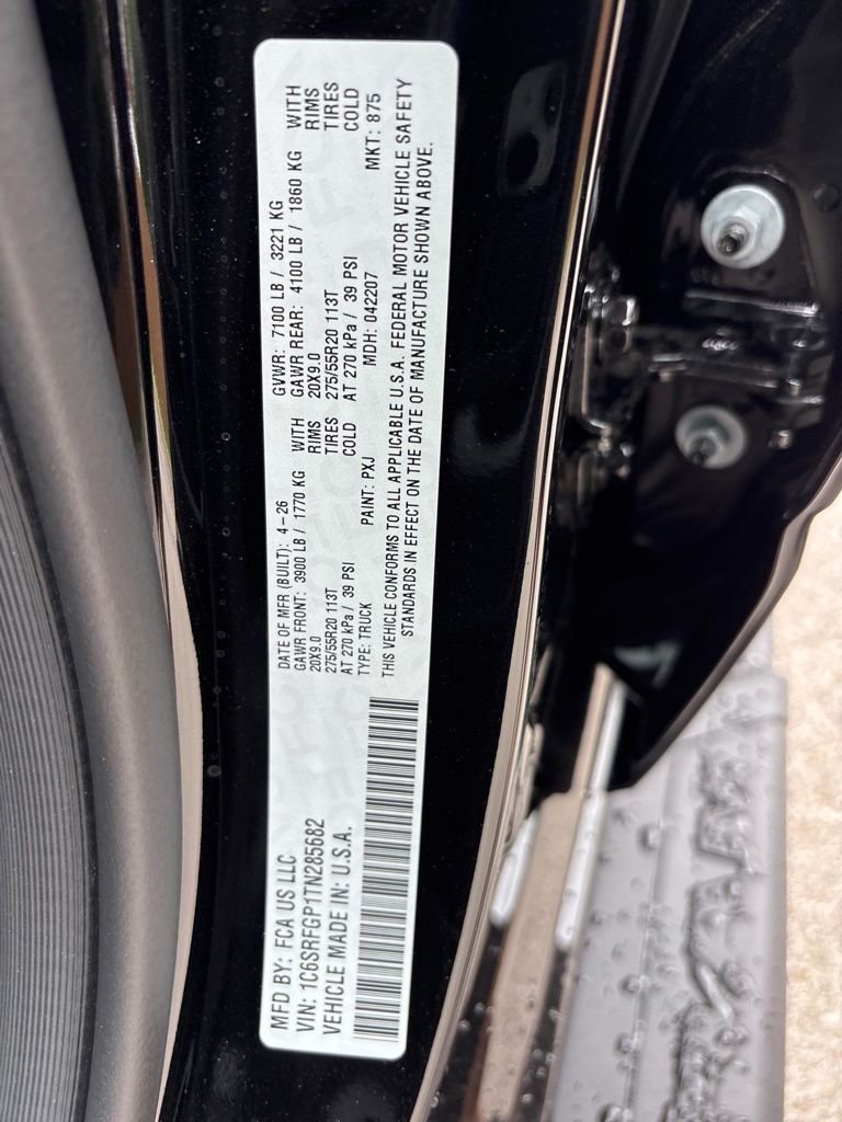 New 2026 Diamond Black Crystal Pearl-Coat Exterior Paint RAM Express image 38