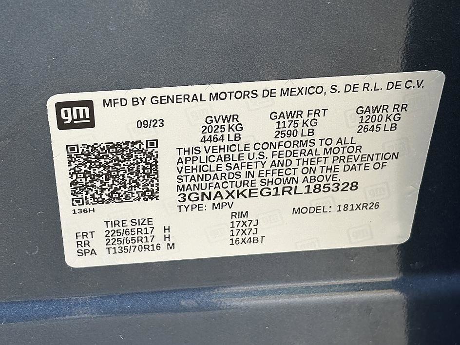 Used 2024 Lakeshore Blue Metallic Chevrolet LT image 26