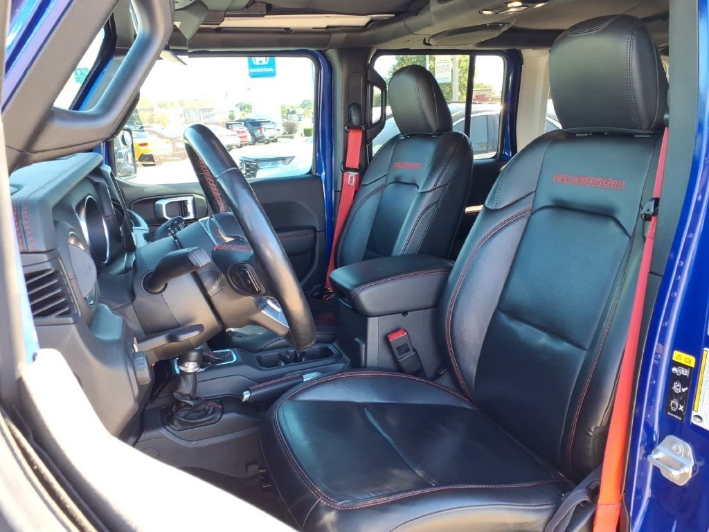 Used 2020 Ocean Blue Metallic Jeep Unlimited Rubicon image 2