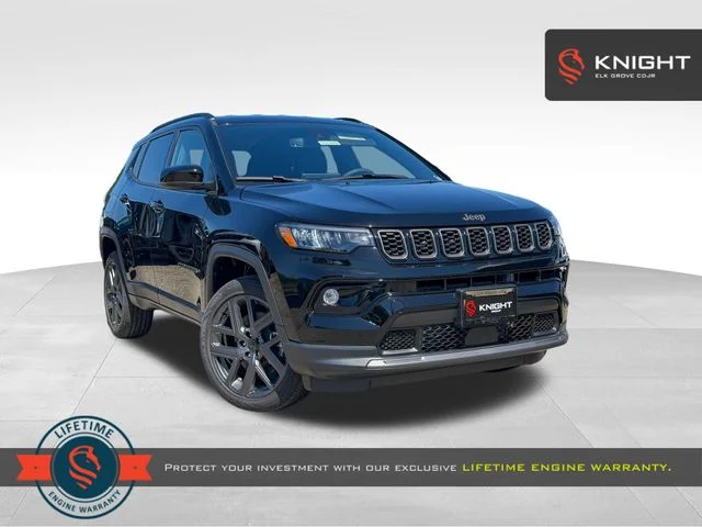 New 2026 Diamond Black Crystal Pearlcoat Jeep Limited image 1