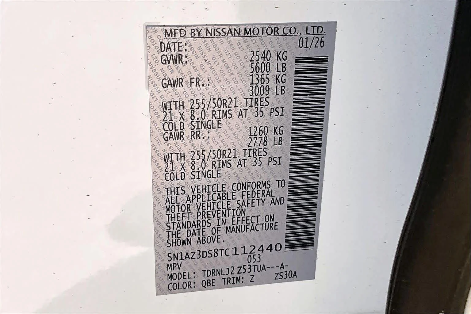 New 2026 Everest White Pearl Tricoat Nissan Platinum image 17