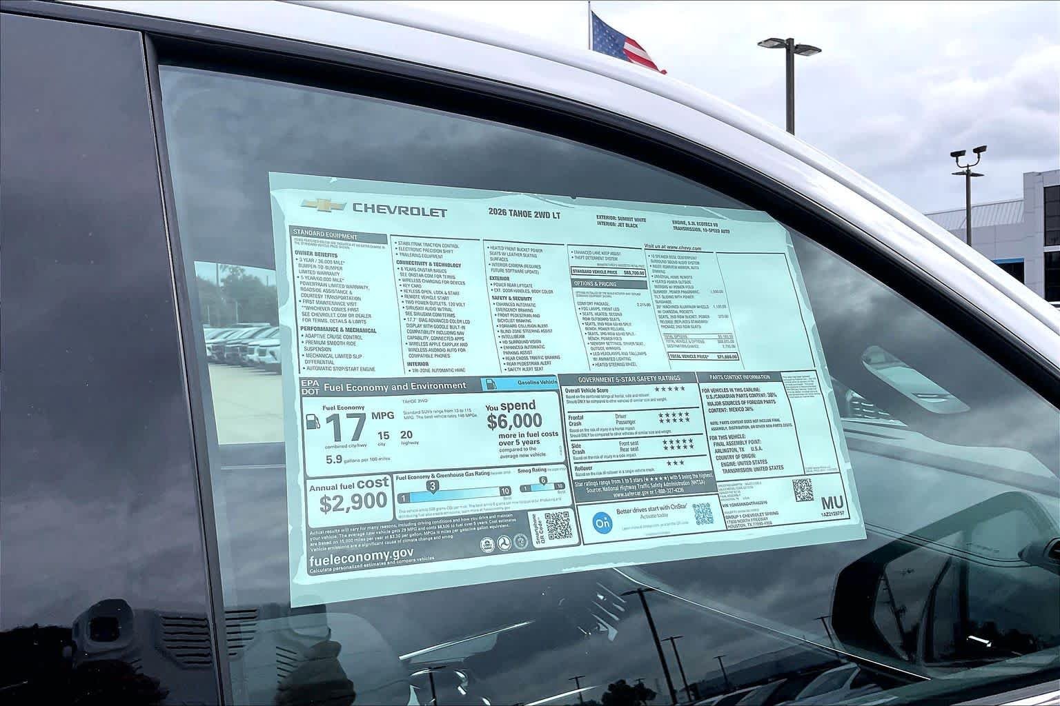 New 2026 Summit White Chevrolet LT image 23