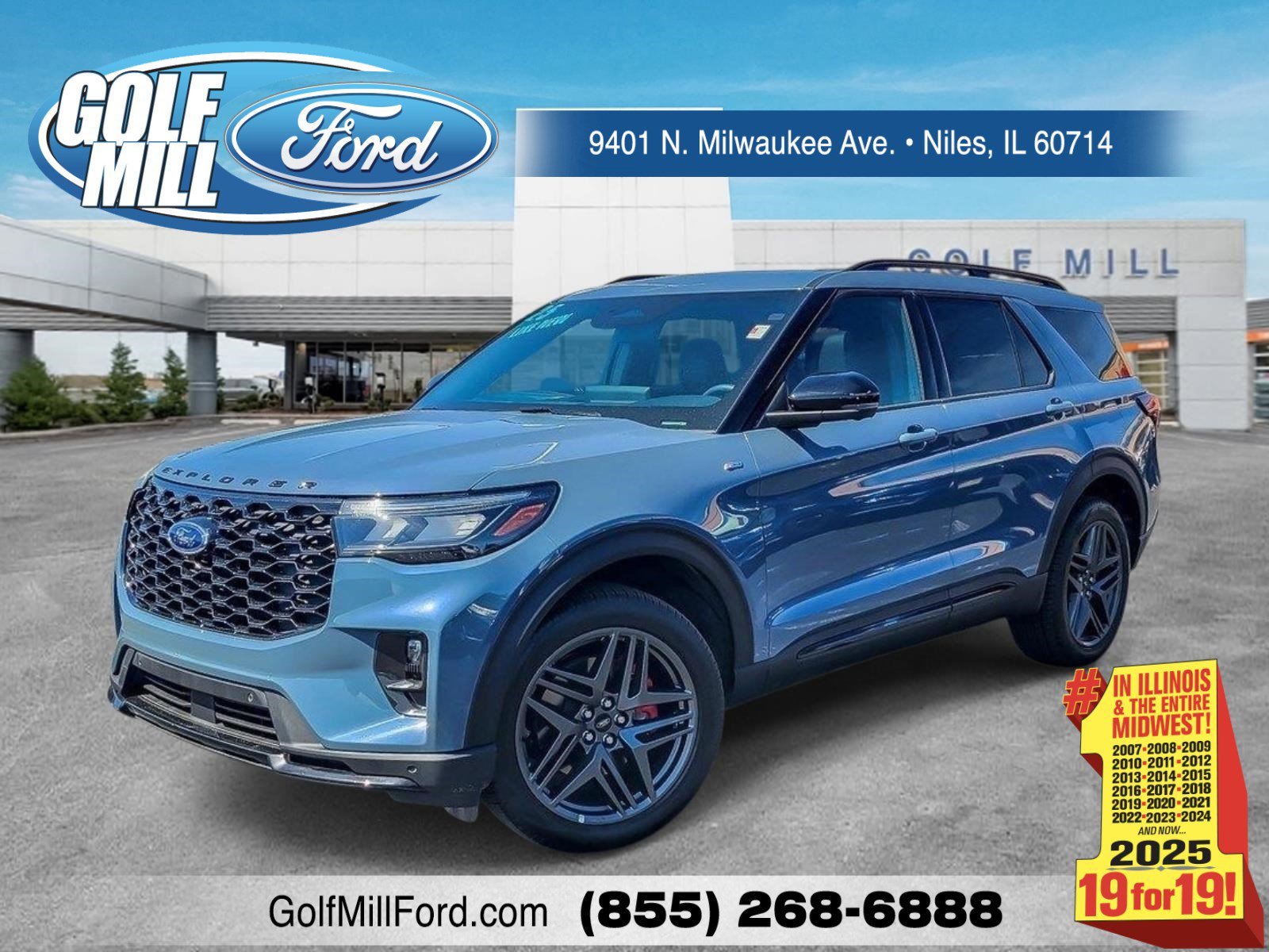 Used 2025 Vapor Blue Ford ST-Line image 1