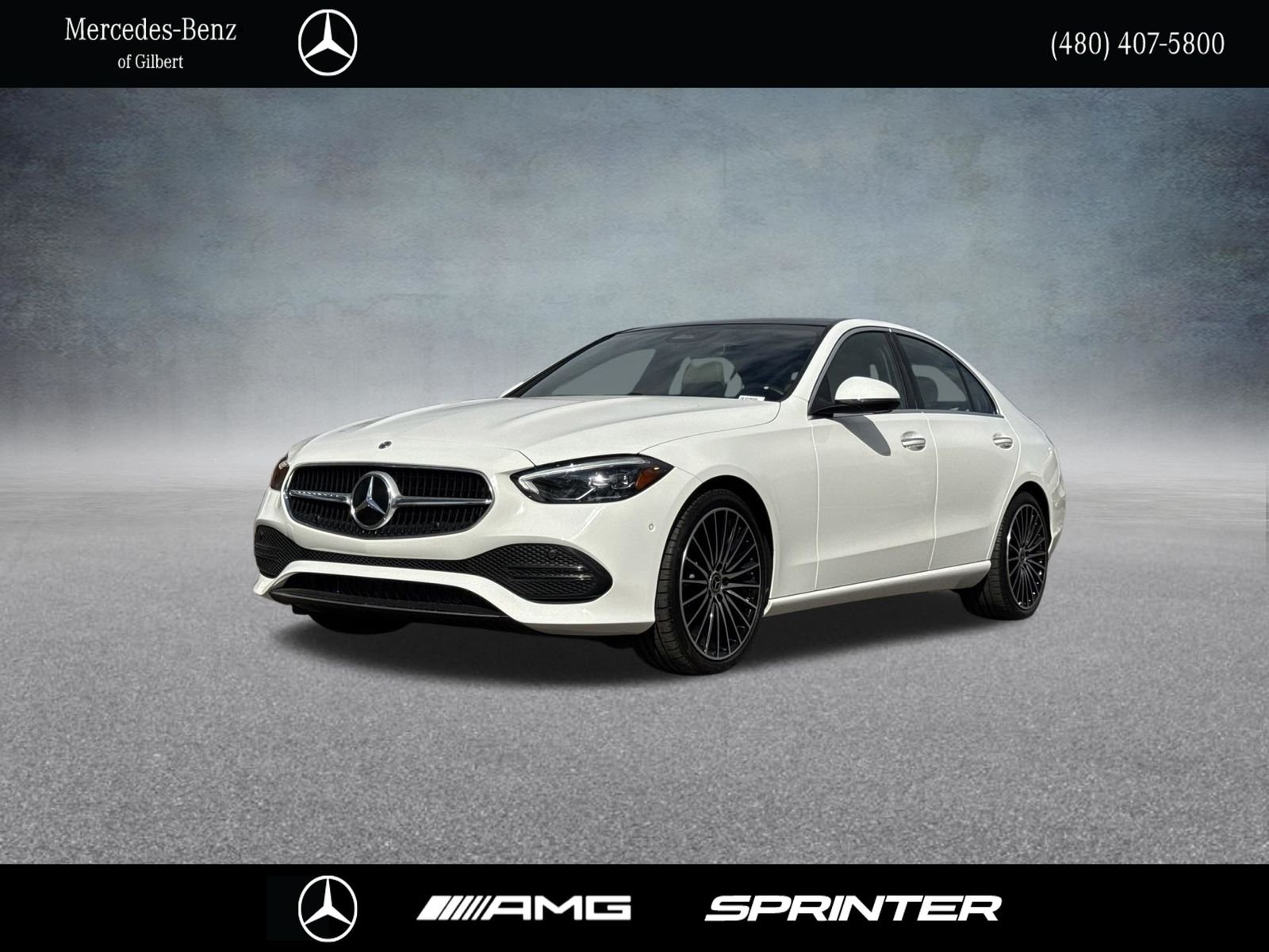 Certified Used 2026 White Mercedes-Benz C 300 image 1
