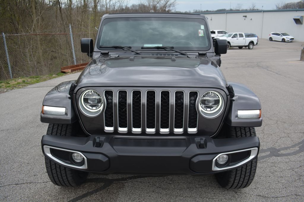 Used 2021 Jeep Wrangler Unlimited Sahara 4xe with VIN 1C4JJXP6XMW711129 for sale in Wellsburg, WV