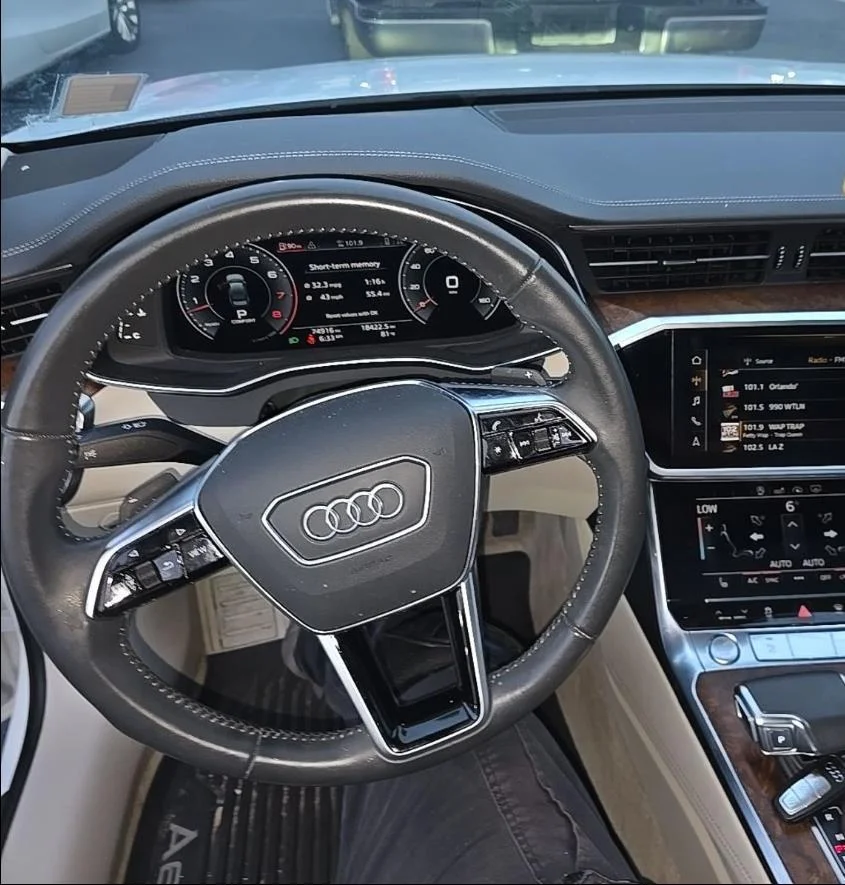 Used 2019 Glacier White Metallic Audi Premium Plus image 5