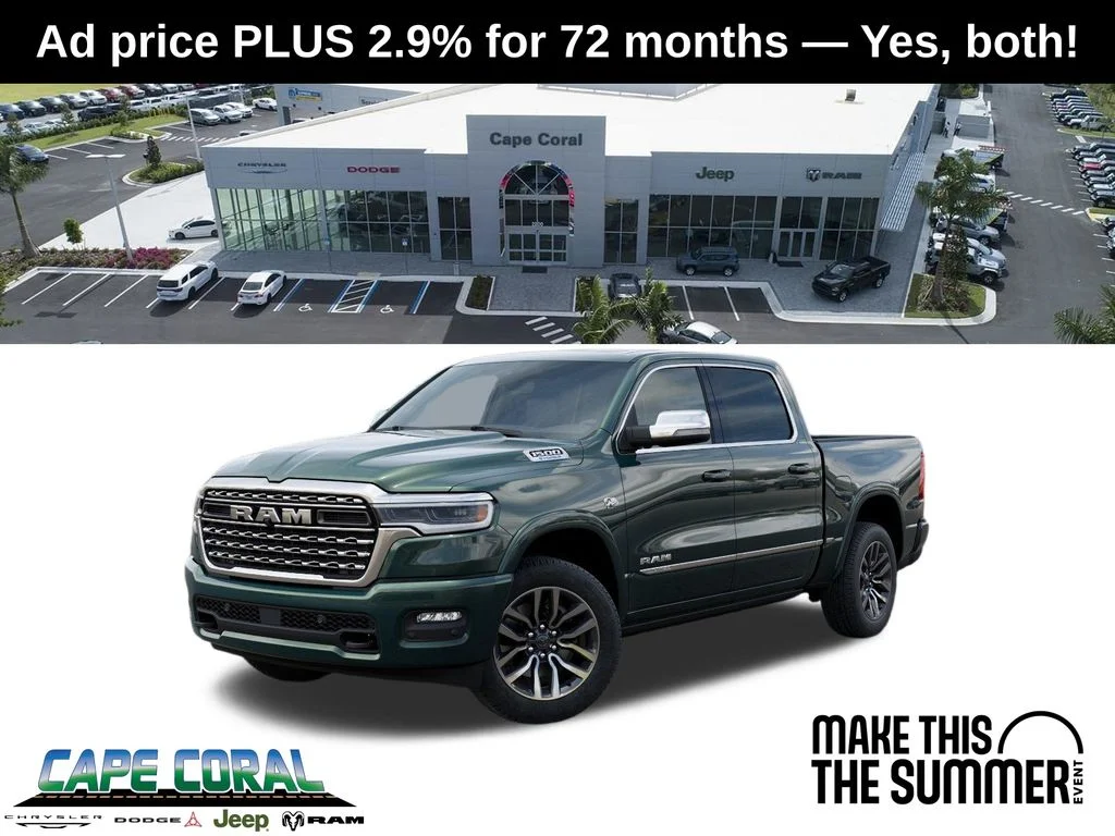 New 2026 Serrano-Green Metallic Exterior Paint RAM Limited image 1