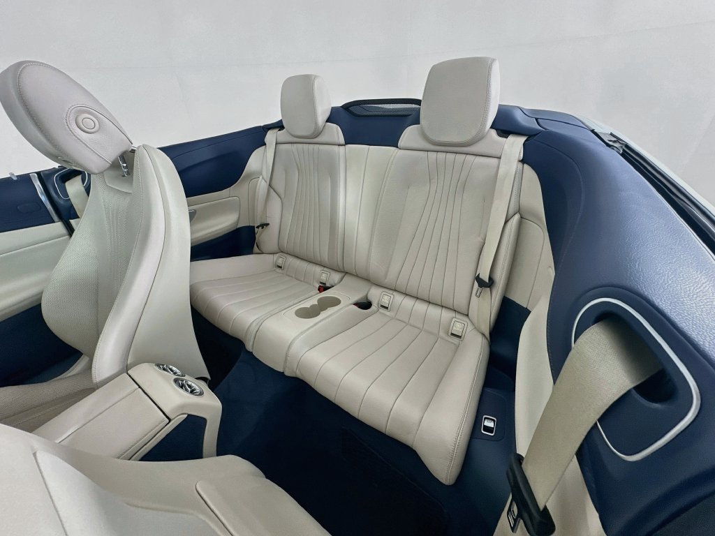 Used 2019 White Mercedes-Benz E 450 CONVERTIBLE BLUE TOP YACHT BLUE LEATHER INT. image 24