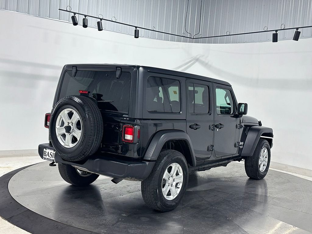 Used 2021 Black Jeep Unlimited Sport S image 11