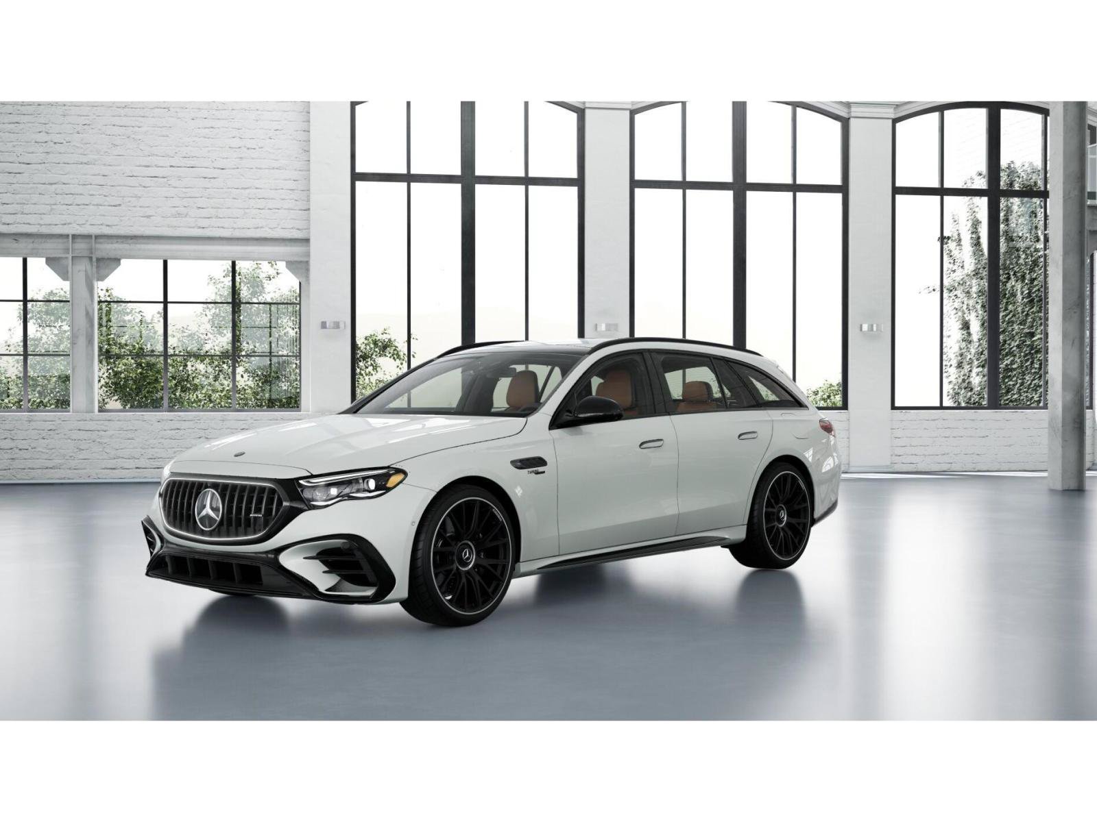New 2027 MANUFAKTUR Moonlight White Metallic Mercedes-Benz AMG® E 53 Hybrid Wagon image 39