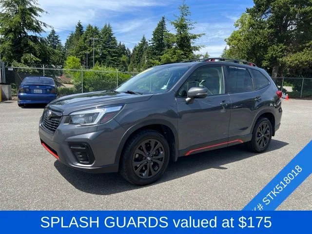 Used 2021 Magnetite Gray Metallic Subaru Sport image 3