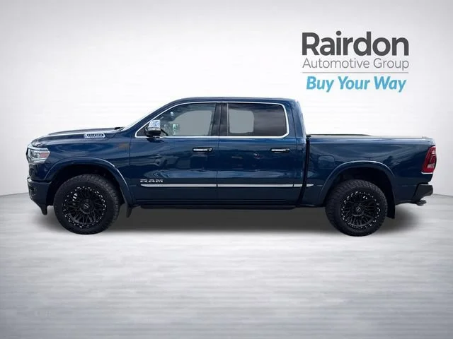 Used 2021 Patriot Blue Pearlcoat Ram Limited image 8