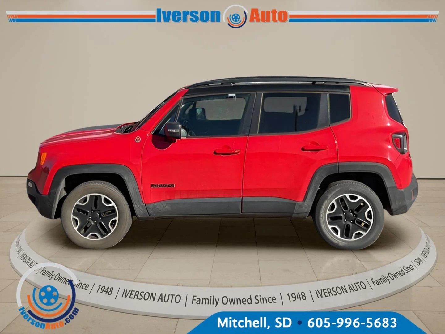 Used 2016 Colorado Red Jeep Trailhawk image 1