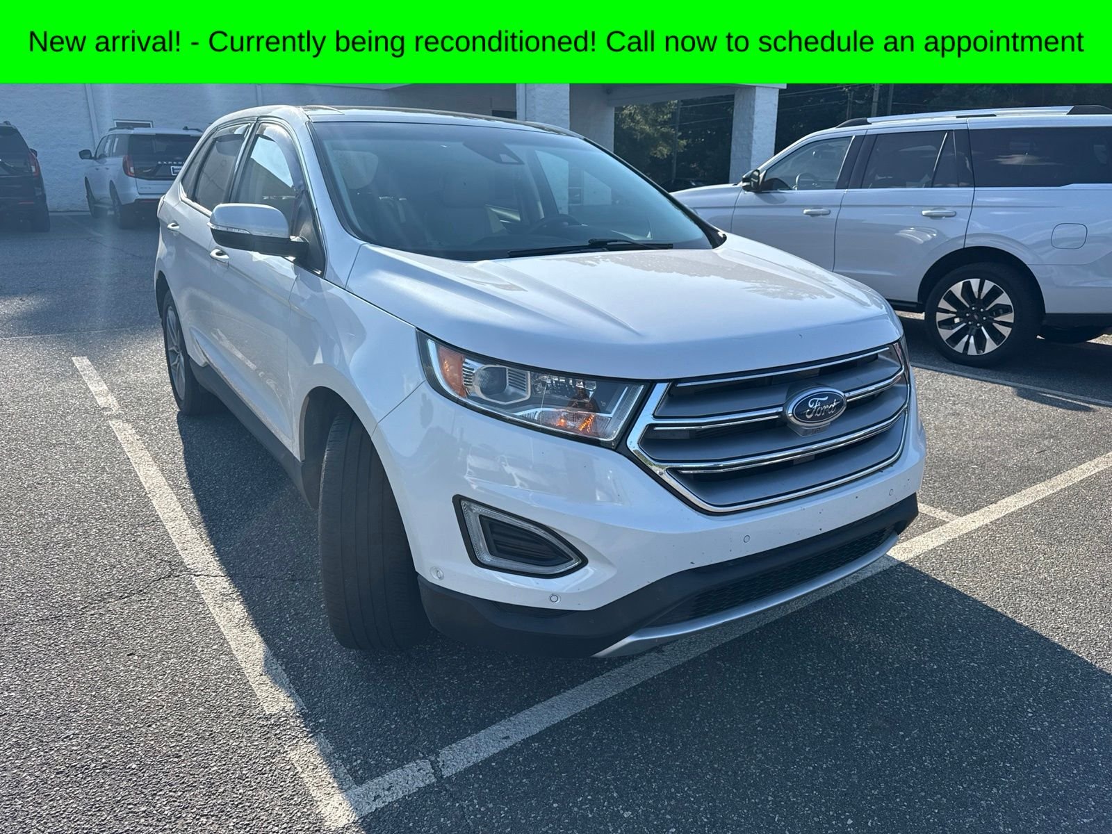 Used 2017 White Ford Titanium image 2