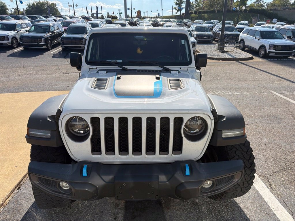 Used 2022 White/off-white Jeep Unlimited Rubicon 4xe image 1