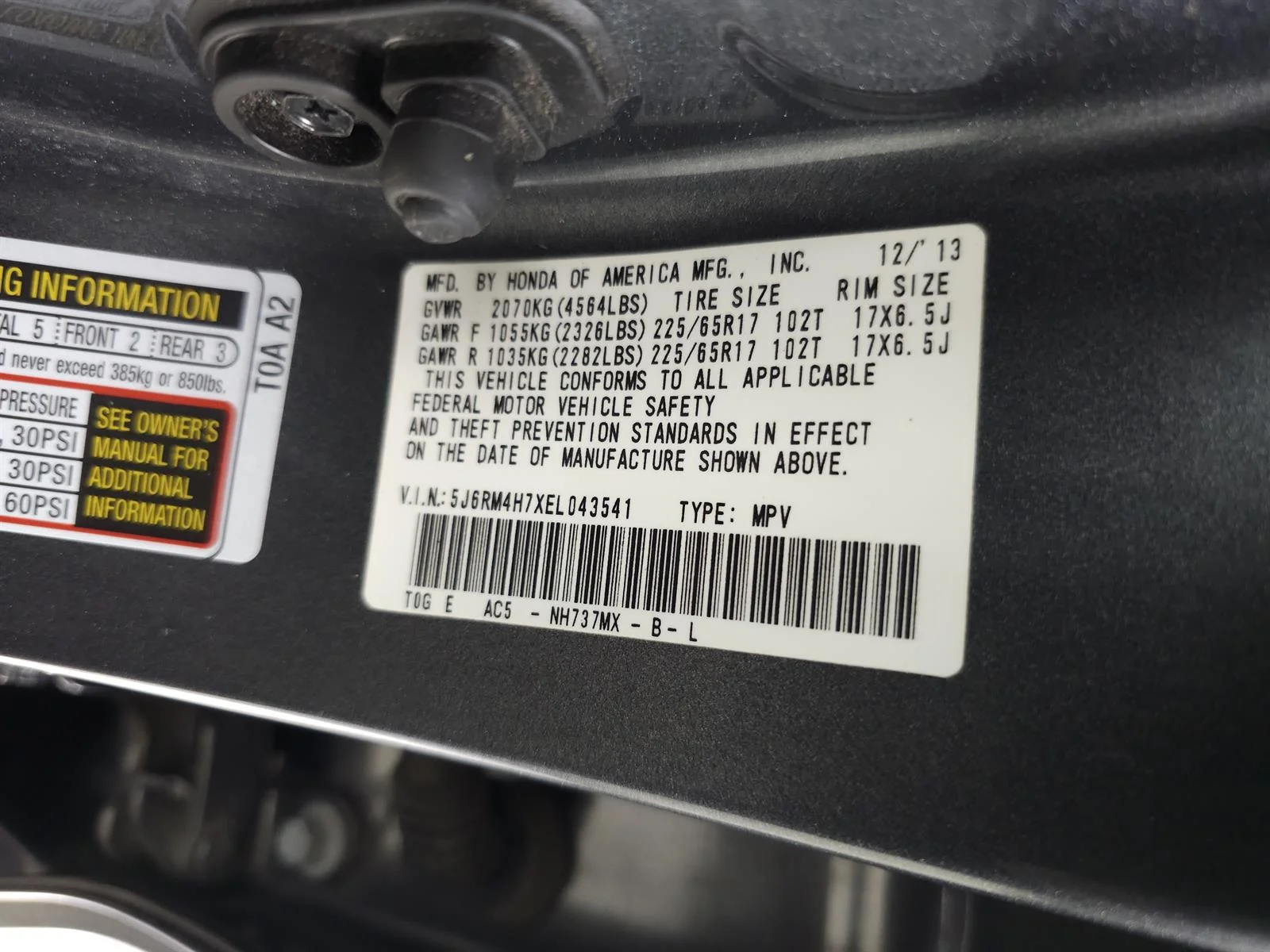 Used 2014 Gray Honda EX-L image 28