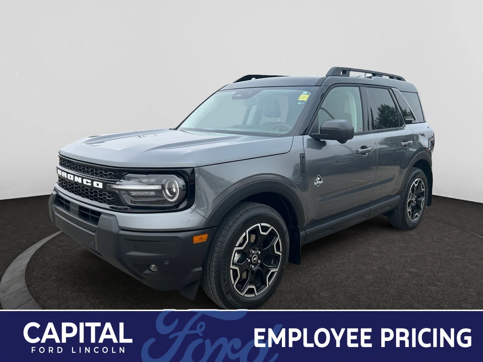 New 2026 Carbonized Grey Metallic Ford Outer Banks image 1