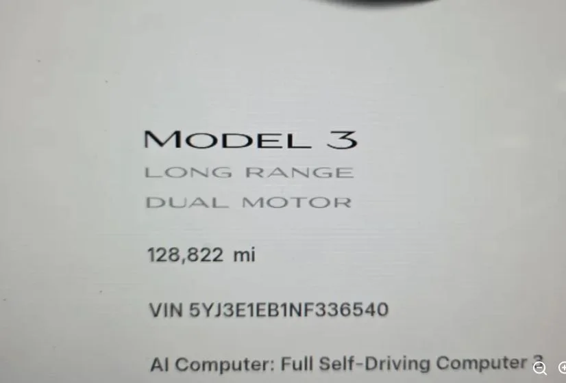 Used 2022 White Tesla Long Range image 6