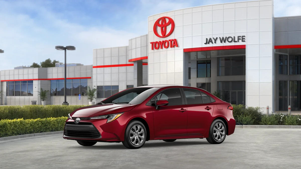 New 2026 Ruby Flare Pearl Toyota LE image 2