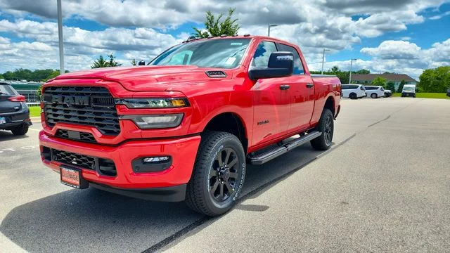 New 2026 Flame Red Clear-Coat Exterior Paint RAM Big Horn image 4